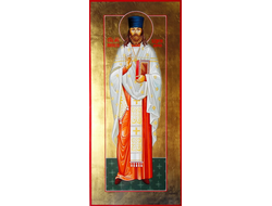 Алексий (Алексей) Будрин, Священномученик, протоиерей, новомученик. Рукописная мерная икона.