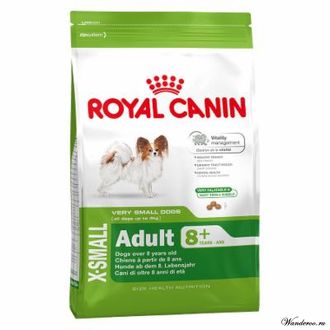 Royal Canin X-Small Adult +8 Роял Канин Икс Смол Эдалт корм для взрослых собак карликовых пород, старше 8 лет 0,5 кг