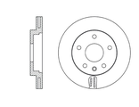 Передний тормозной диск (Remsa) для Рено Дастер (дв 1.6)