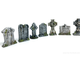 Tombstones (painted)