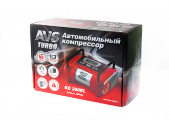 Компрессор автомобильный Turbo AVS KE350EL