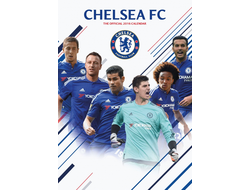 Chelsea Official Календарь 2016 ИНОСТРАННЫЕ ПЕРЕКИДНЫЕ КАЛЕНДАРИ 2016, Chelsea Official CALENDAR 201