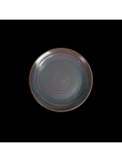 Тарелка мелкая без бортов 7" 180 мм, сине-коричневый «Corone Terra»