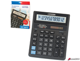 Калькулятор настольный CITIZEN SDC-888TII (203×158 мм), 12 разрядов, двойное питание. 250004