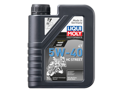 Масло моторное Liqui Moly Motorbike 4T 5W-40 HC Street (HC-синтетическое) - 1 Л (20750)