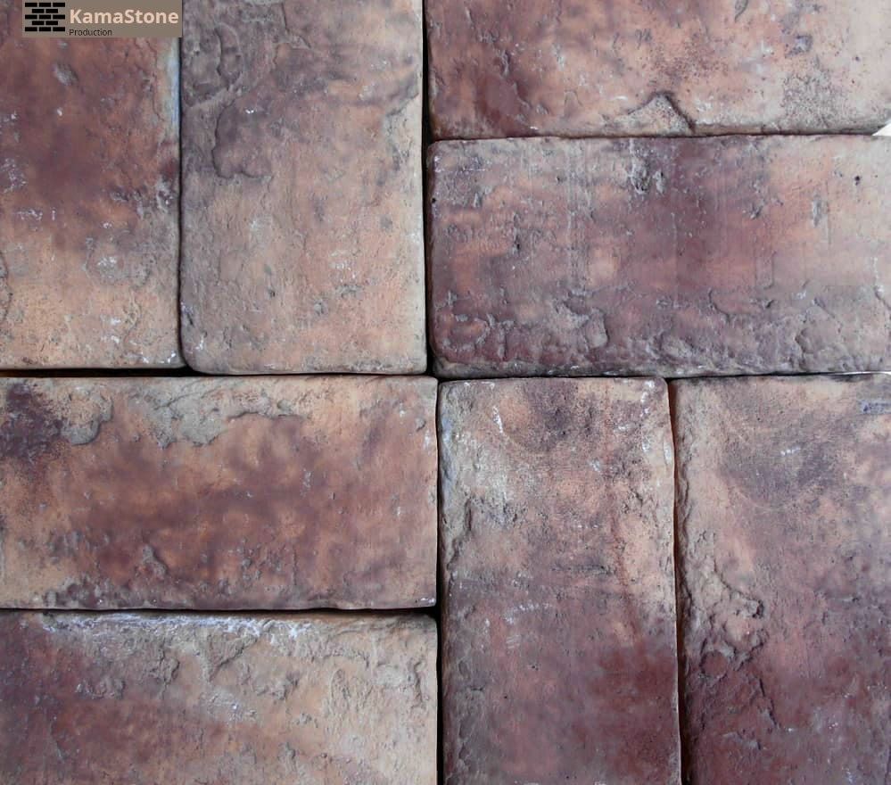 Тротуарная брусчатка Kamastone Мюнхен 6832 коричневый, бетон