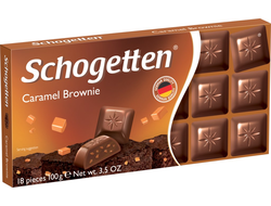 Шоколад Schgotten Caramel Brownie 100гр