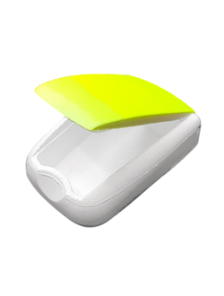 Мотыльница (пенопласт) НН 80*60*28 мал. желтая/ (уп-ка 20шт. 700руб)