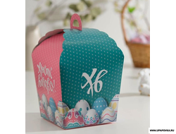 Коробка "ХВ" пасхальные яйца 17 х 17 х 26 см