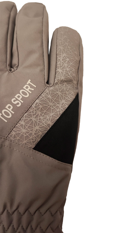 Перчатки горнолыжные женские TopSport 2306T светло-серый