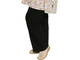 Женские летние прямые брюки арт. 5574-155 (цвет черный) Размеры 62-80