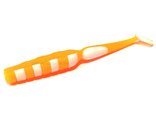 Виброхвост на судака и щуку ZCH80 (80мм), вес 3гр., цвет Snow Orange