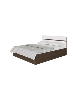 Кровать Ненси 1.4 м , венге/белый