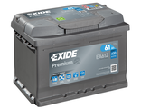 EXIDE Premium 61Ah 600A EA612