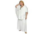 Шикарные нарядные юбка-брюки Арт. 3232 (белый 7 цветов) Размеры 54-84
