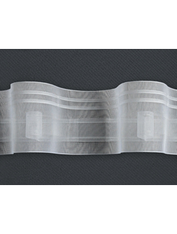 Направленная карандашная складка, тесьма для штор полупрозрачная