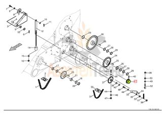 Звездочка 5/8&quot; Z=17   2920302 / 002920302