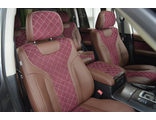 Салон Lexus LX 570 Проектирование и пошив сидений из алькантары, натуральной и искусственной кожи, ткани (цена договорная)