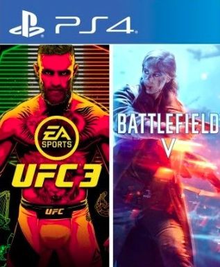 Набор UFC 3 + Battlefield V  (цифр версия PS4 напрокат) RUS 1-2 игрока