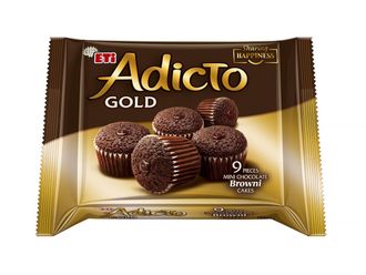 Кекс Брауни &quot;Адикто Голд&quot; Adicto Gold Browni, 180 гр., Eti, Турция