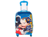 Детский чемодан на 4 колесах Mickey Mouse / Мики Маус - синий