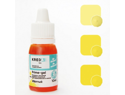 Краситель водорастворимый KREDA, Prime-gel 10 г, Желтый