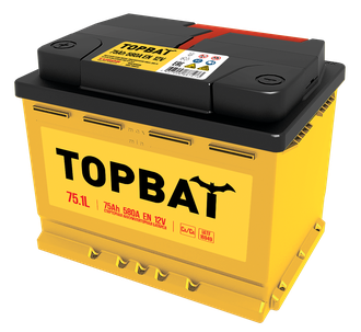 Аккумулятор 75 А/ч п.п. Topbat ток 580 276х175х190