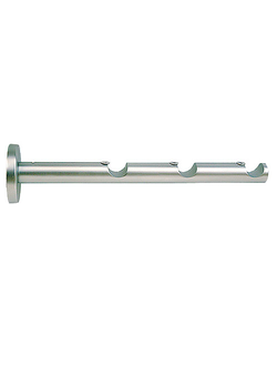 Кронштейн прямой для трехрядных настенных карнизов, 16 мм