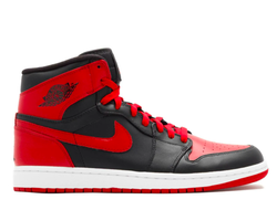 Nike Air Jordan Retro 1 Mid Red (Красные с черным)