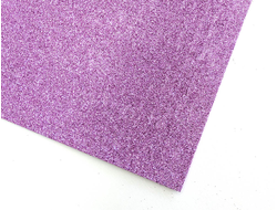 Глиттерный фоамиран, светло-фиолетовый, 50*50 см, толщина 2 мм