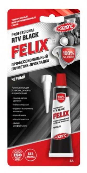 Герметик прокладок Felix 32 г. черный