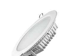 Светодиодный светильник ВАРТОН Downlight круглый 240*95*205 30W 3000K с функцией аварийного освещения