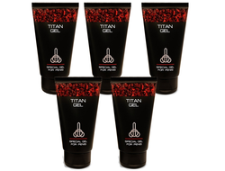 TITAN-GEL Penis Cream 50 ML (5 pieces)