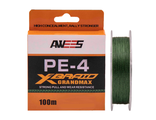 Шнур плетеный AWEES PE-4 CAMO Green, 100м