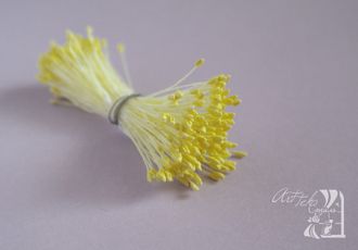 Тычинки японские  мини (х/б) - 0396/желто-желтые