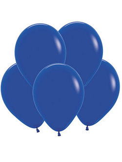 Воздушный шар с гелием "Синий пастель" 30 см