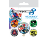 Значки Pyramid: Nintendo: Mario Kart 8 набор 5 шт.