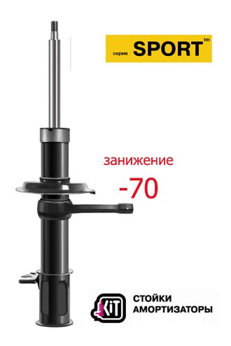 Стойки передние Асоми Кит Sport ВАЗ 2110 занижение -70 мм (2шт)