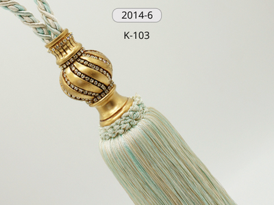Арт. 2014-6 NEW. Средняя кисть со стразами, 86 см