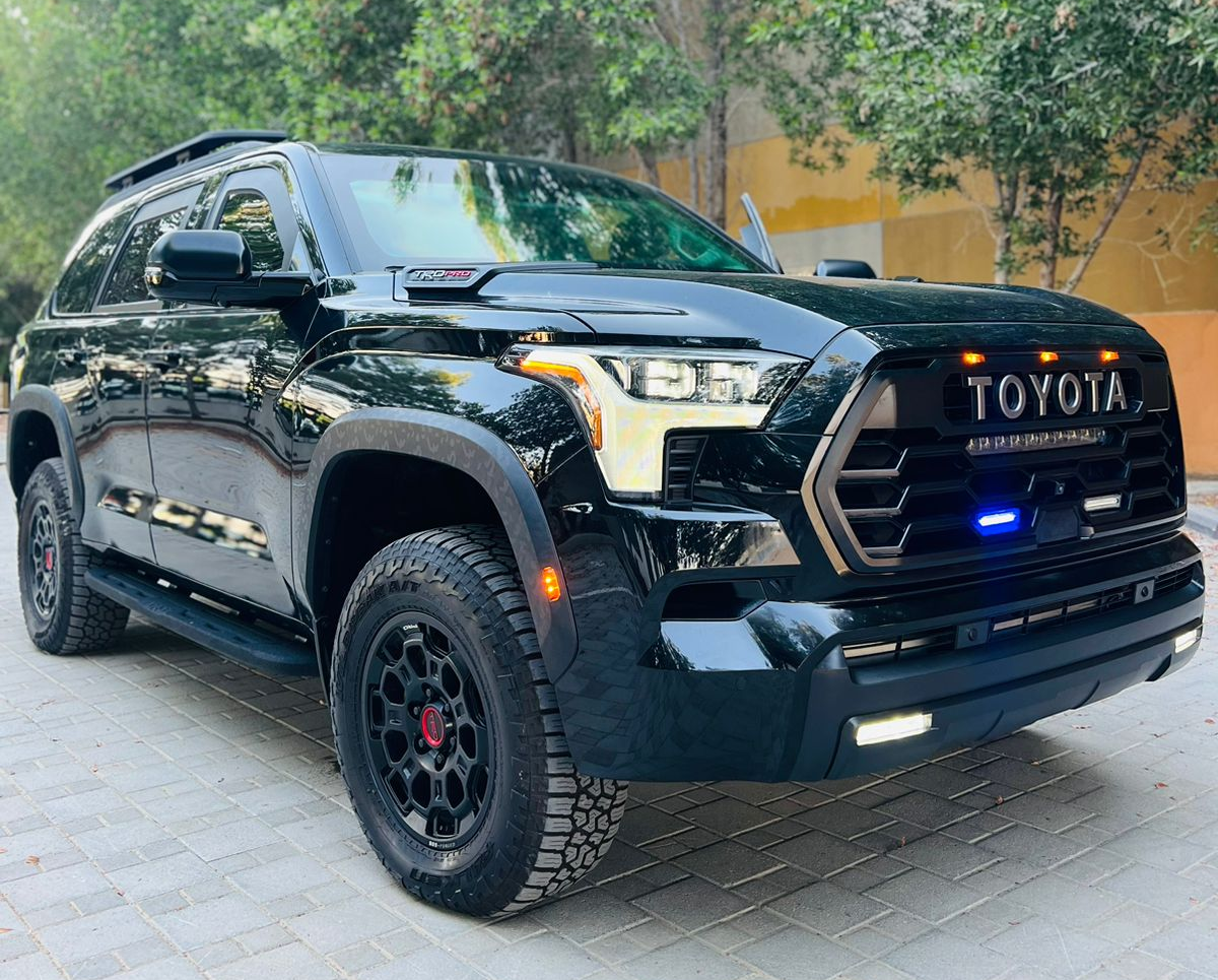 FOR SALE: premium class discreetly armored LHD Toyota Sequoia 3.5L V6 Hybrid  TRD RRO AWD, B7, 2023YP