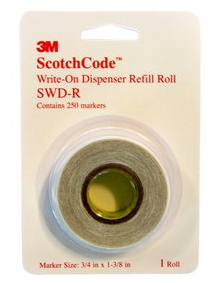 Scotchcode SWD-R Рулон Маркировочной Ленты, 250 ярлыков, 19 мм х 8 мм
