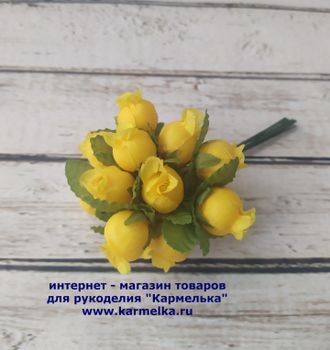 Цветы №49-5, длина бутона 18-2см, 12 веточек, 72р/букет