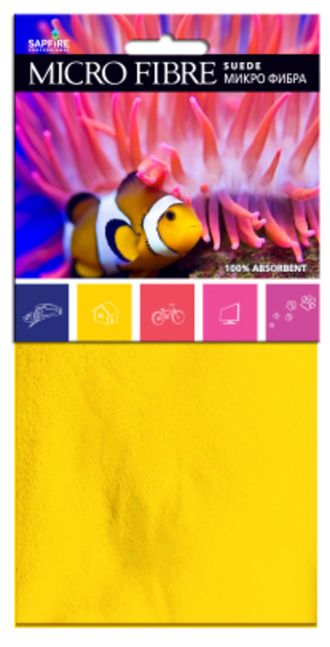 Салфетка искусственная замша "Suede" SAPFIRE Салфетка искусственная замша "Suede" SAPFIRE