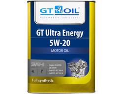 МАСЛО МОТОРНОЕ GT OIL ULTRA ENERGY 5W-20 4л