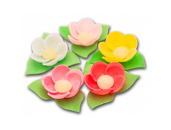 Вафельные Кувшинки на трилистнике, 3 шт