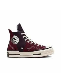 Кеды Converse на платформе низкие с черной полосой белые