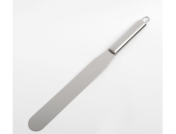 Лопатка-палетка ПРЯМАЯ с металлической ручкой общ длина 37,5 см, рабочая поверхность 24,5 см шир 3 см