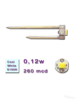 Светодиод PixLED для панелей PixBOARD, белый холодный (6100К), 0,12W (260mcd)
