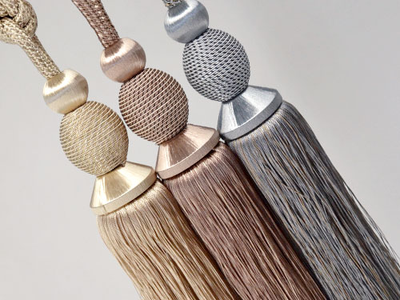 Арт. Эдельвейс. Турецкие подхваты с кистями для штор