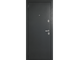 Дверь металлическая "Дива-510" титан/дуб филадельфия крем